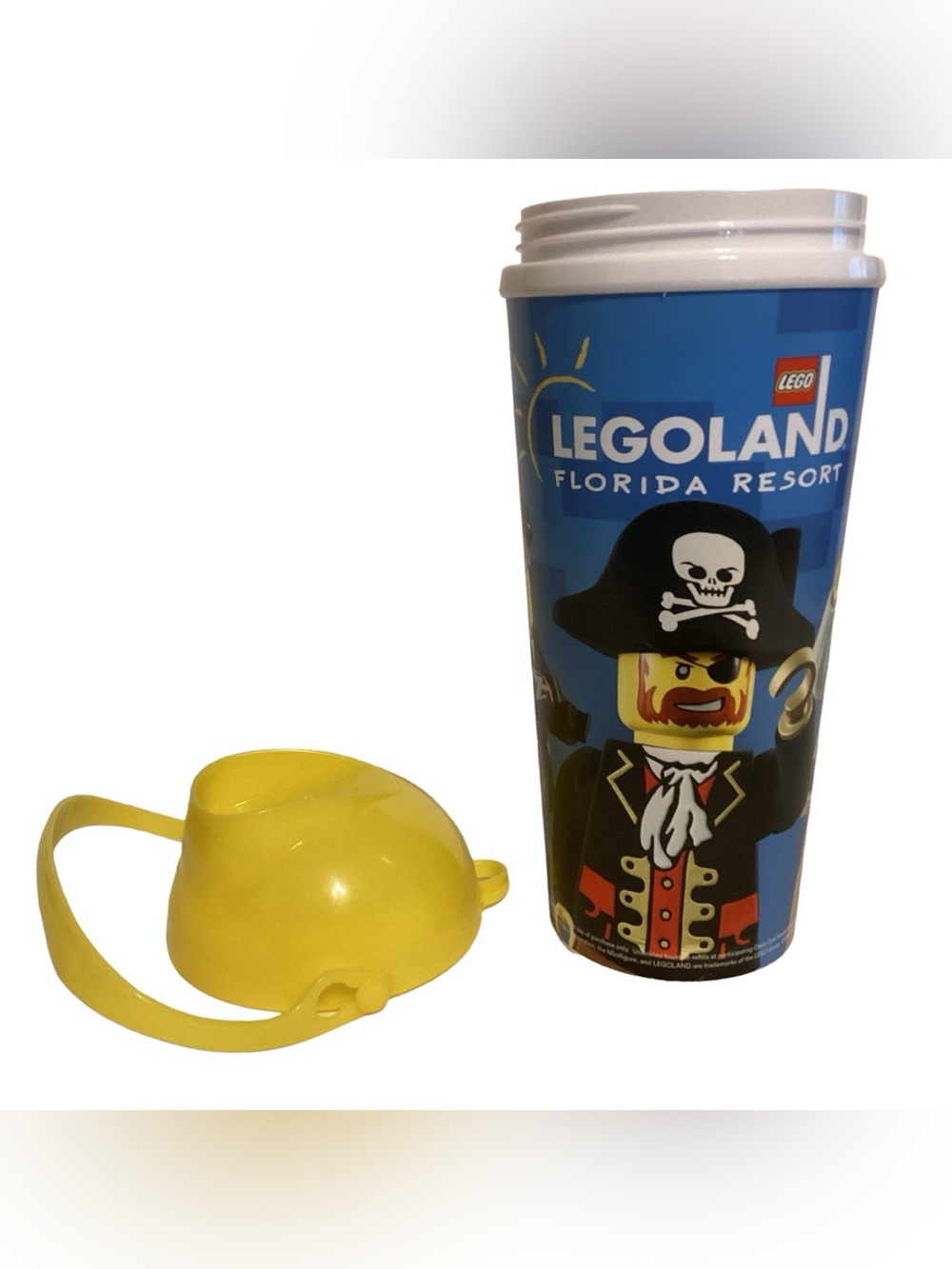 Legoland Florida Resort Refillable Pirate Theme Cup - No Straw - Picture 2 of 6